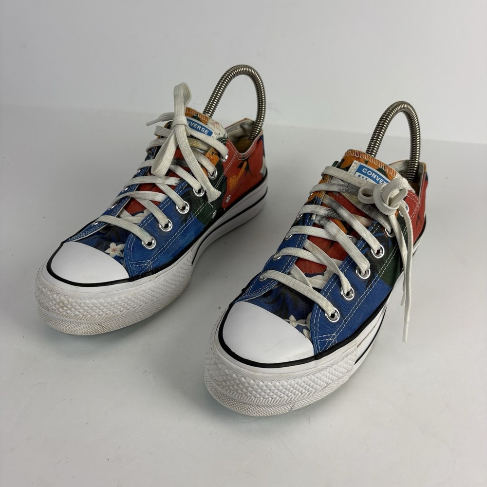 Converse Women's Size 8.5 All Star Chuck Taylor Low Floral Multicolor Shoes